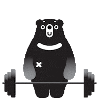 Moon Bear Sport Sticker by Animals Asia