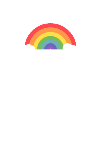 Happy Rainbow Sticker by Fash Mob