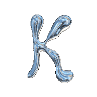 K Font Sticker