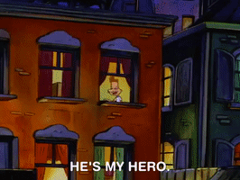 hey arnold nicksplat GIF