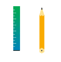 Pencil Chrome Sticker by Google
