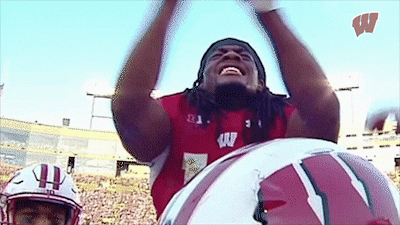 Excited Lets Go GIF by Wisconsin Badgers