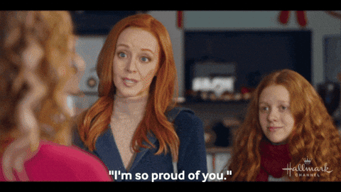 Holidazed Im So Proud Of You GIF by Hallmark Channel