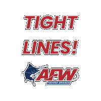 Fishing Tackle Fish Sticker by AFW Fishing Brands