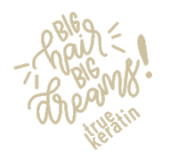 TrueKeratin summer hair blonde organic Sticker