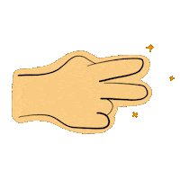 Hands Scissors Sticker by Keva Epale