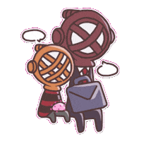 khayalanarts trip silent salaryman samudra Sticker