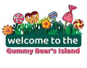 Gummy Bear Paradise Sticker by sweetstore