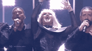 all aboard bones GIF by Eurovision Song Contest