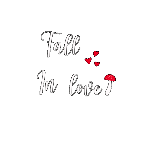 In Love Fall Sticker