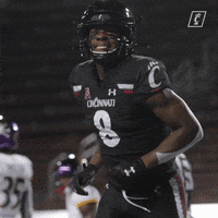 College Football Shrug GIF by Cincinnati Bearcats