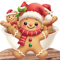 Gingerbread Cookie Sticker