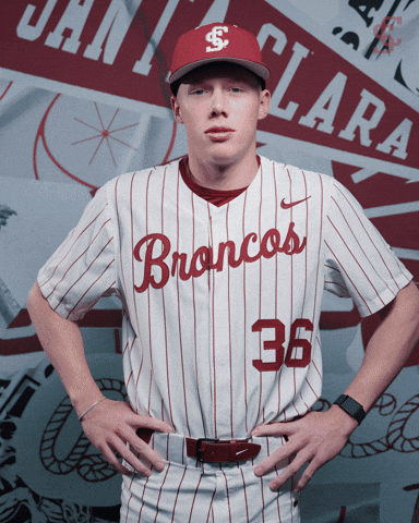 Bronco Baseball GIF by Santa Clara Broncos