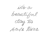 Greys Anatomy Calligraphy Sticker