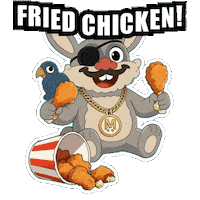 Hungry Fast Food Sticker