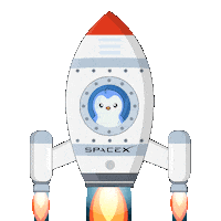 Outer Space Sticker by Pudgy Penguins