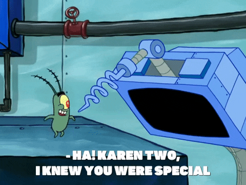 season 8 karen 2.0 GIF by SpongeBob SquarePants