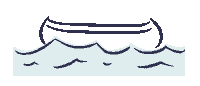 minnowswim summer swim canoe minnow Sticker