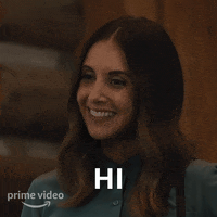 Alison Brie Hello GIF by Amazon Prime Video
