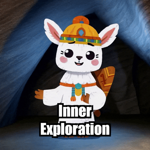 Self-Discovery Wisdom GIF by Llamaozi