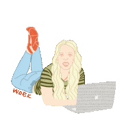 Work Working Sticker