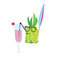Summer Drink Sticker