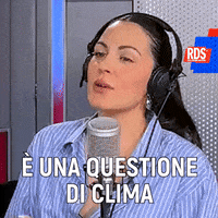 Climate Change Radio GIF by RDS 100% Grandi Successi
