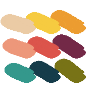 Autumn Palette Sticker by Cromos