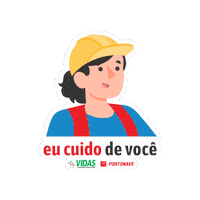 Portonave vidas seguranca do trabalho programa vidas portonave Sticker