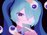 Monitoring Hatsune Miku GIF