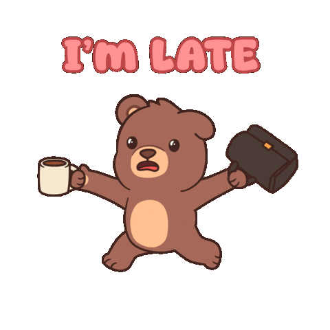 Working On My Way Sticker by BEARISH