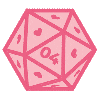 Dice D4 Sticker