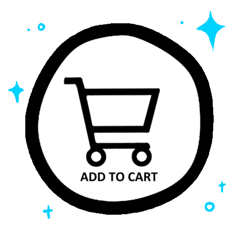 Shopping Add To Cart Sticker by cosmiccowzine