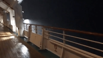 Cruise Ship Follows Hurricane Michael Around Western Cuba