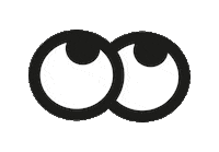 eye blink Sticker by Lazy Oaf