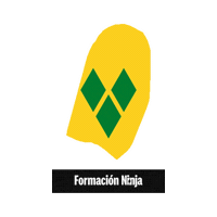Saint Vincent And The Grenadines Flag Sticker by Formación Ninja