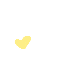 Yellow Heart Sticker