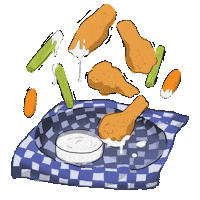 Chicken Wings Sticker