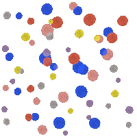 Zwergpinguin confetti bunt konfetti feier Sticker