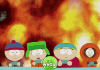 scared eric cartman GIF by South Park 