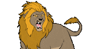 Angry Lion Cub Sticker by My Pride The Series