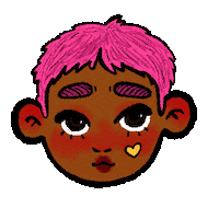 Blinking Original Character Sticker