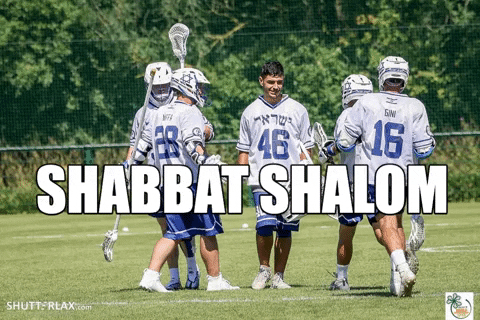 Shabbat Shalom Sport GIF by Israel Lacrosse Association