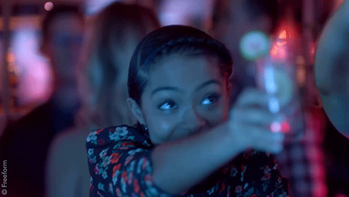 Happy Yara Shahidi GIF by grown-ish