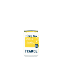 Teakoe_Tea drink yellow tea bubbles Sticker