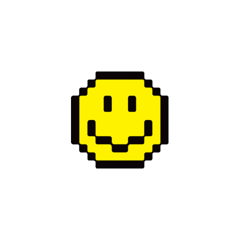 Happy Pixel Sticker by Smiley
