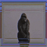 tennxtennx gorilla sad gorilla gorilla feedback gorilla sad gorilla glitch GIF