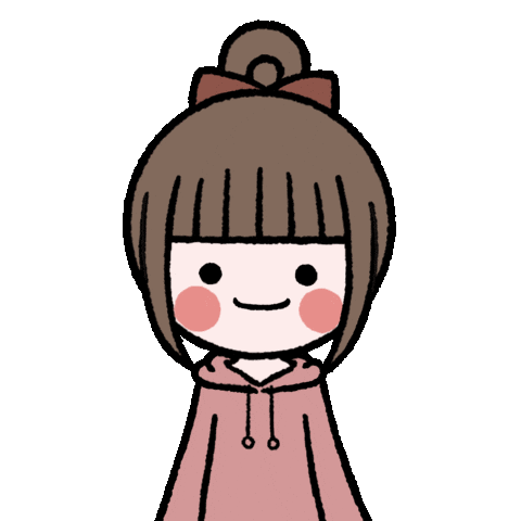 Happy Girl Sticker by おちょう