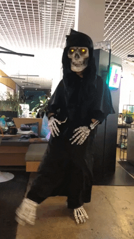 Death Halloween Costume GIF by Tiffany