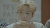k-pop eating GIF